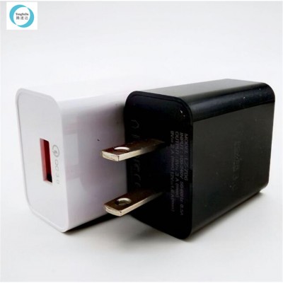 Wholesale 3A Quick Charge USB Charger US EU Wall Mobile Phone Charger Adapter for iPhone 11 7 8 QC3.0 Fast Charging for Samsung