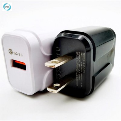 Mobile Phone USB Charger Quick Charge QC 3.0 18W 3A Fast Charging EU US Plug Adapter Wall Charger For iPhone 5 5S 6 6S 7 Samsung